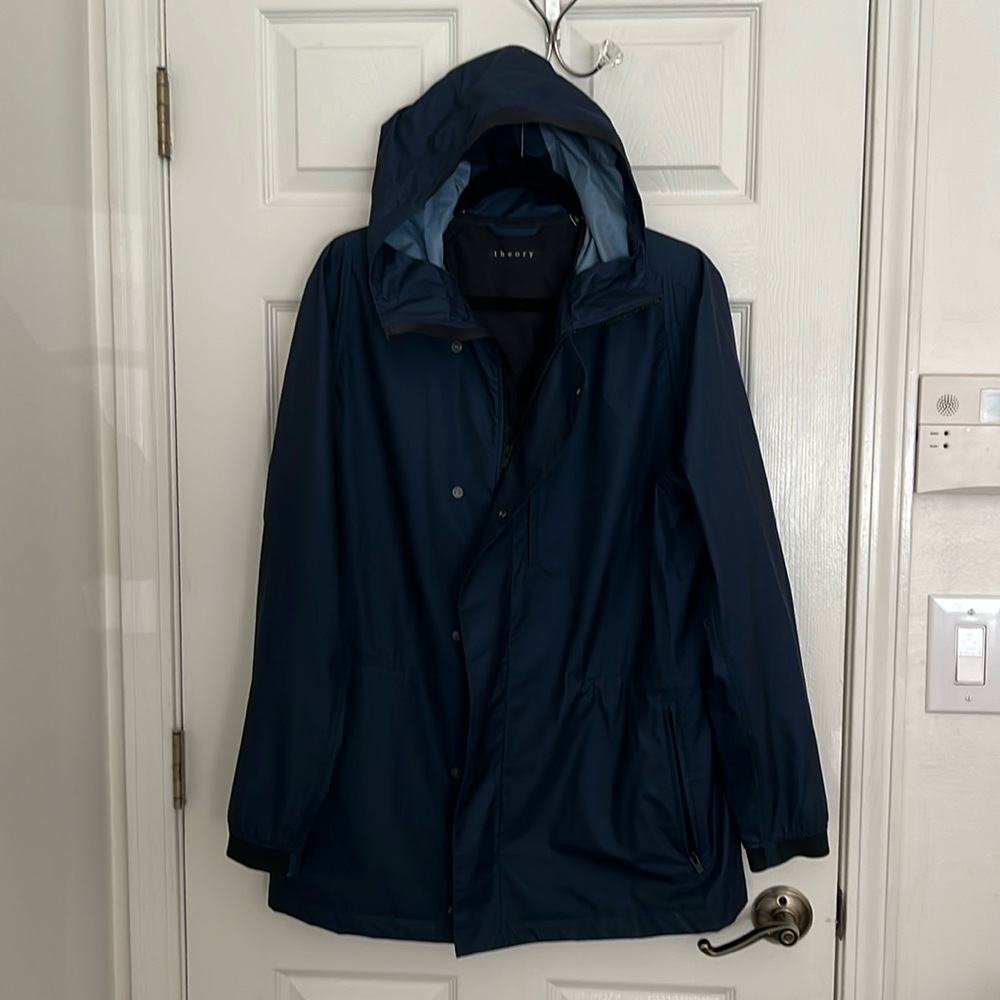 Men’s Theory Navy Rain Jacket